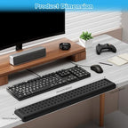 Leolee L-Shaped Desk Long Wrist Rest Elbow 60CM, Black Arm Rest for Desk - Image 6