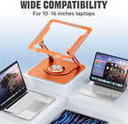 Laptop Stand for desk(360°Rotating),Aluminum laptop Riser for 10-16"Laptops - Image 5