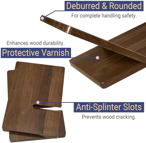 Solid Wooden Book Stand 16" x 9.5" x 6" Extra Large Display Stand - Image 4
