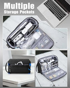 Smasrob Electronics Organizer Travel Case, Tech Bag Charger Pouch, Black - Image 2