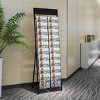 magazine display stand Double A4 width 10 layer brochure display stand for trade show and Public areas (Double A4 width) - Image 2