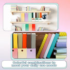Jutom 32 Pcs Cardboard Magazine File Holders Organizer, Gradient, Classic - Image 3