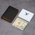 HISCOW Full Grain Leather Business Card Holder Case - Image 3