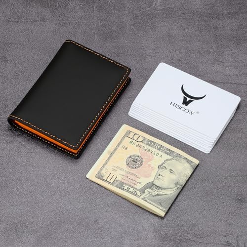 HISCOW Full Grain Leather Business Card Holder Case - Image 3