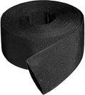 2.5" ID Nylon Protective Hose Sleeve, Nylon Protective Sleeve Nylon Protective Sheath Nylon Cable Cover for Welding Torch Hydraulic Hose, 25' Length, Black by chgidasl