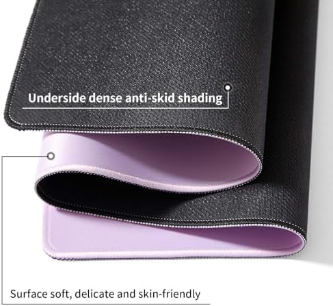 Light Pink Mouse Pad, Keyboard and Mouse Mat XXXXL 39.4” x 19.7” - Image 2