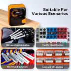 Makeid P31S Industrial Label Maker with 3 Cartridges & Hard Case Bundle - Image 4