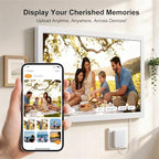 27 Inch Smart Digital Touch Screen Family Calendar, White - Image 7