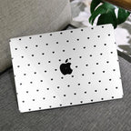 MEEgoodo for M5/M4/M3/M2 MacBook Air 15 inch Case 2026 2025 2024 2023, Case Fit Model (A3448/A3241/A3114/A2941) for MacBook Air 15.3 inch, Black Hearts - Image 6