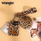 Wrangler Keychain Wristlet Wallets for Women Western Dual Pouch Wristlet Credit Card Holder Wallet - Image 5