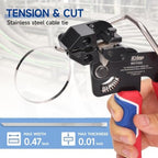 iCrimp Stainless Steel Cable Tie Tool Zip Gun Metal Zip Tensioner - Image 4