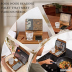 Book Holder Stand for Reading Rest Wooden Book Rest Book Nook Reading Valet - Image 6