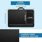 LAPGEAR Home Office Pro Lap Desk - Black Carbon, Fits 15.6” Laptops - Image 5