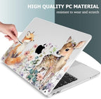 Mektron Case for 2026 MacBook Neo 13-inch A18 Pro chip A3404 Laptop Cover with 13-inch (Diagonal) Liquid Retina Display+ Keyboard Cover+ Screen Protector, Fox and Deer - Image 4
