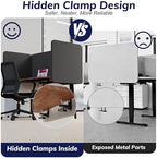 Desk Privacy Panel Sound Absorbing & Proof Desk Divider for Office - Image 3