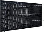 Ultrawall Peg Board Wall Organizer 4 ft. Metal Garage Wall Pegboard - Image 4
