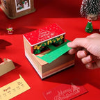 2027 3D Paper Carving Desk Calendar With LED Light (Christmas Arch) - Image 4