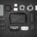 Peak Design Tech Pouch, Charcoal, Electronics Organizer for Travel or Everyday Carry, Origami-Style Storage, Cable Pass-Through, Weatherproof Recycled Nylon, Gear Carry Bag for Men and Women - Image 7