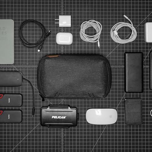 Peak Design Tech Pouch, Charcoal, Electronics Organizer for Travel or Everyday Carry, Origami-Style Storage, Cable Pass-Through, Weatherproof Recycled Nylon, Gear Carry Bag for Men and Women - Image 7