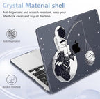 Case for 2026/2025/2024/2023 MacBook Air 15-inch Laptop Release M5 A3448 /M4 A3241 /M3 A3114 /M2 A2941, Stylish Protective Hard Shell Cover for MacBook Air 15.3 inch - Astronaut Enjoy - Image 6