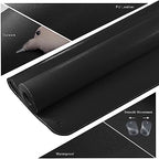 Mydours 55"x28" Extra Large Desk Mat - Full Desk Blotter Pad, (Black) - Image 3