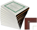 Walnut Grove Slide-in Certificate Plaque and Document Holder (10 Pack-Cherry) by Walnut+Grove