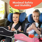 PILLANI Kids Travel Tray for Car - Toddler Car Activities, Car Seat Tray with Activity Sheets & Pens, Road Trip Essentials for Car & Airplane, Travel Lap Desk Accessories - Road Trip Activities Toys - Image 6