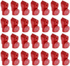 DTGN 200Pcs 4mm Magnetic Peg Hook Locks ABS Plastic, Red by DTGN