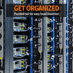 8 Inch Black Zip Ties Heavy Duty 2000 Pack Cable Ties 85 LBS - Image 6