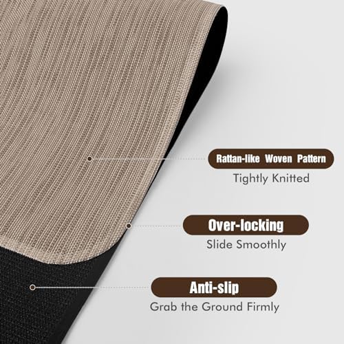 Blvornl Office Chair Mat for Hardwood Floor, Computer Chair Mat, 45"x 53" - Image 5