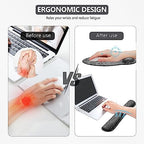 iLeadon Mouse Pad Set, 4in1 Ergonomic Desk Mat with Wrist Rest - Image 3