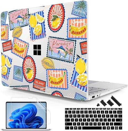 Case for Surface Laptop 8 2026/7 2024 13.8", Post Stamps by WelcomeViseNewitems