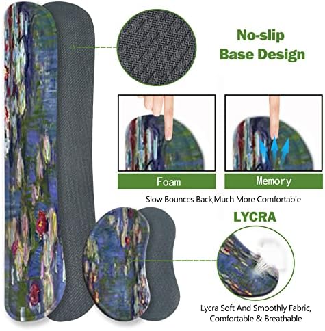 ToLuLu Extended Gaming Mouse Pad, Ergonomic Keyboard Mouse Wrist Rest Set - Image 3