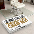Tempered Glass Office Chair Mat for Carpet & Hardwood, 36" x 46", Clear by ClearlyInnovative