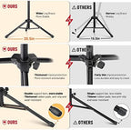CAHAYA Portable Sheet Music Stand Adjustable Dual Use with Carrying Bag - Image 4