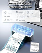 Phomemo Bluetooth Shipping Label Printer,241BT Label Printer & 20Pcs Labels - Image 3