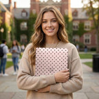 DONGKE Case for MacBook Pro 13 Inch (2026-2020 Models A2338 M2 M1/A2251/A2289), Chalk Pink Polka Dots Hard Shell Case with Keyboard Protector, Compatible with Retina Display and Touch Bar - Image 4