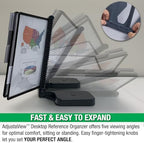 Ultimate Office AdjustaView Expandable Desk Reference Display Organizer 20C - Image 4