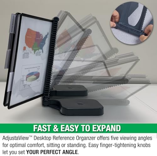 Ultimate Office AdjustaView Expandable Desk Reference Display Organizer 20C - Image 4