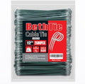 BethTie 12 Inch Green Zip Ties 2500 Pcs, 65 LBS UV Resistant Cable Ties by Youroutdoorcompanion