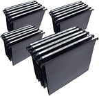 Ultimate Office MagniFile V-Bottom Hanging File Folders, Set of 20 Black by UltimateOffice