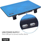 havit HV-F2056 Laptop Cooling Pad for 15.6-17 Inch Laptops, Blue - Image 6