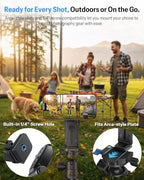 OMOTON TP02-Pro-BK Magnetic Phone Holder Kit with & 2 Remotes - Image 4