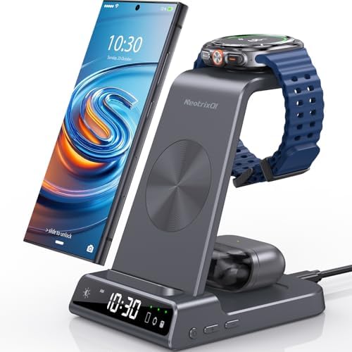 Wireless Charger for Samsung, Android Charger for Samsung Galaxy S25 Ultra by NeotrixQI
