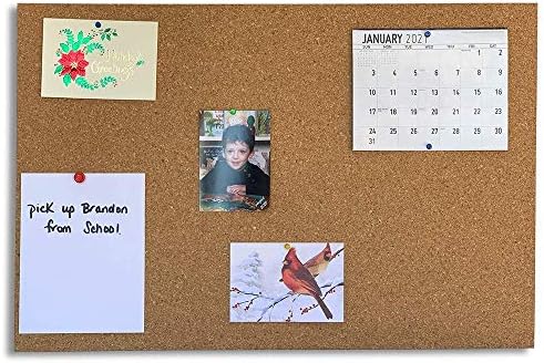 Manton Cork 24" x 36" x 1/2" Thick Cork Sheet, 100% Natural and Sustainable Cork Bulletin Boards. Perfect for Home, School, and Office - Image 4