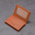 HISCOW Full Grain Leather Business Card Holder Case - Image 5