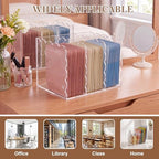 1 PC Scalloped Acrylic Magazine Holder, File Organizer, Handle Cutout Style - Image 6