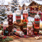Meanplan 24 Pcs Pink Christmas Plastic Cup Gift Bulk 14 oz Pastel Snowflake Xmax Tree Tumbler with Lids and Straws Reusable Merry Christmas Drinking Mugs for Holiday Birthday Party Favors Supplies - Image 5