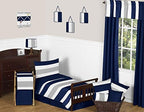 Navy Blue, Gray and White Fabric Memory/Memo Photo Bulletin Board for Stripe Collection - Image 4