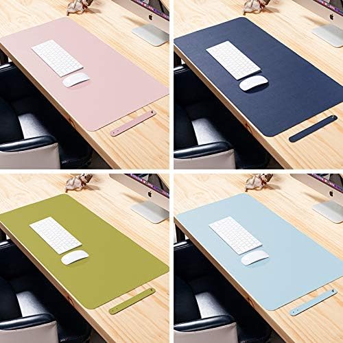 Ruby Lil Natural Cork & Leather Office Desk Mat, Dual Use Desk Matt for Desktop,Ultra Thin Waterproof PU Leather Mouse Pad,Working for Home Accessories,Pink,31"x 16" - Image 6